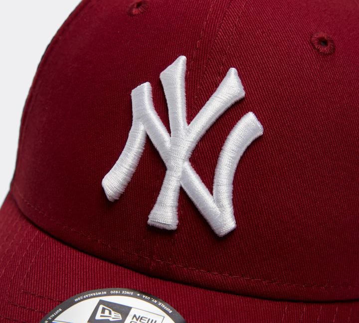 New Era LEAGUE ESSENTIAL 39THIRTY UNISEX - Pet - bordeaux/bordeauxrood