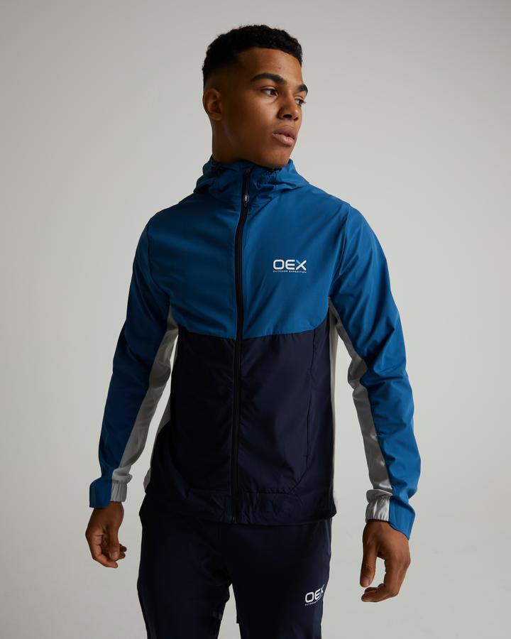 Oex Pental Tracksuit Top Blue, Men's size: XL, FootAsylum