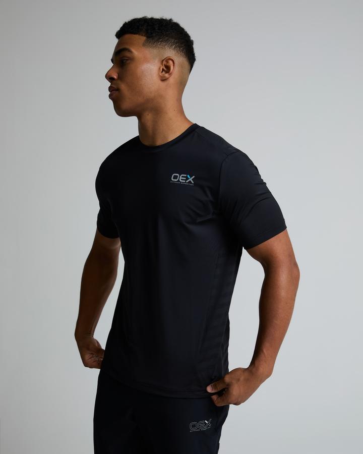 Oex Flash 2.0 T-Shirt Black, Men's size: XS, FootAsylum