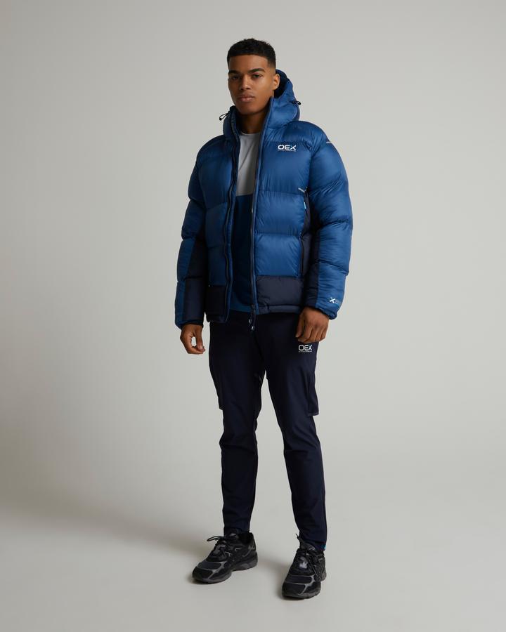OEX Nevis Padded Down Jacket | Dark Blue / Navy | Footasylum