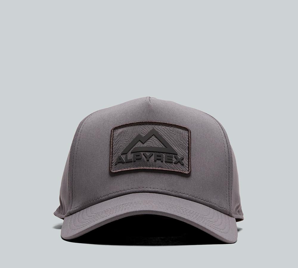 Alpyrex Altro Patch Trucker Cap Grey, Men's size: ONE SIZE, FootAsylum