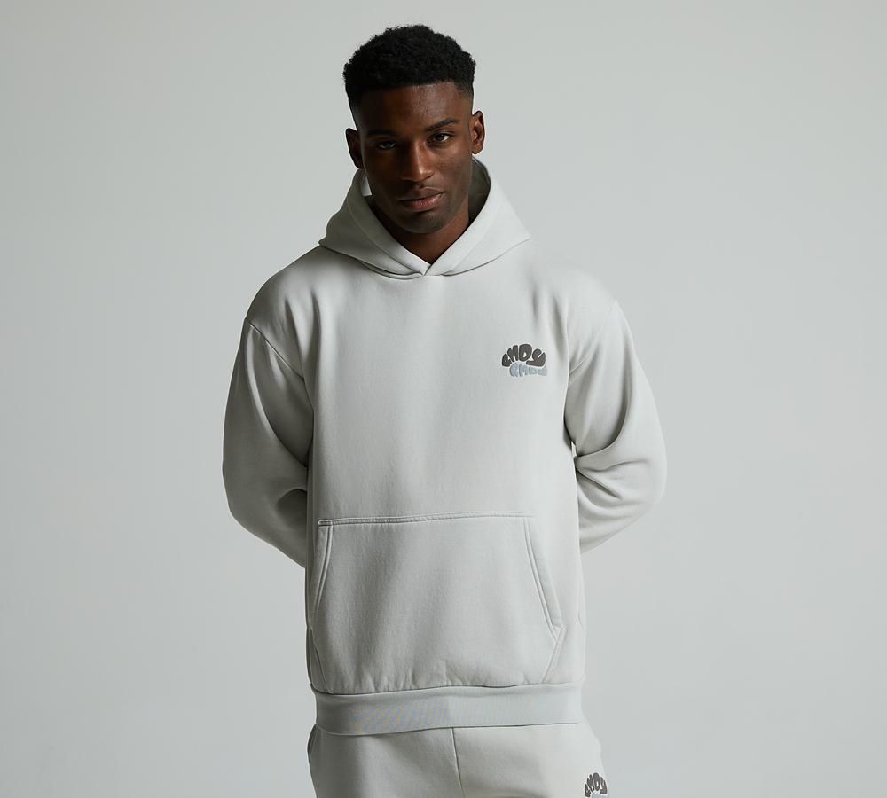 RMDY Bubble Overhead Hoodie Grey Grey Footasylum