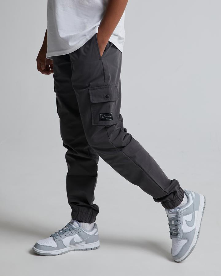 Closure London Junior Ripstop Cargo Pant | Charcoal | Footasylum