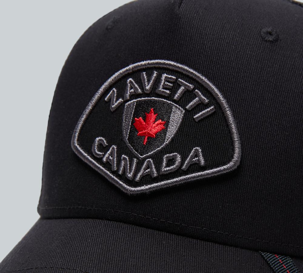 Zavetti Canada Picton Mesh Trucker Cap Jet Black Footasylum