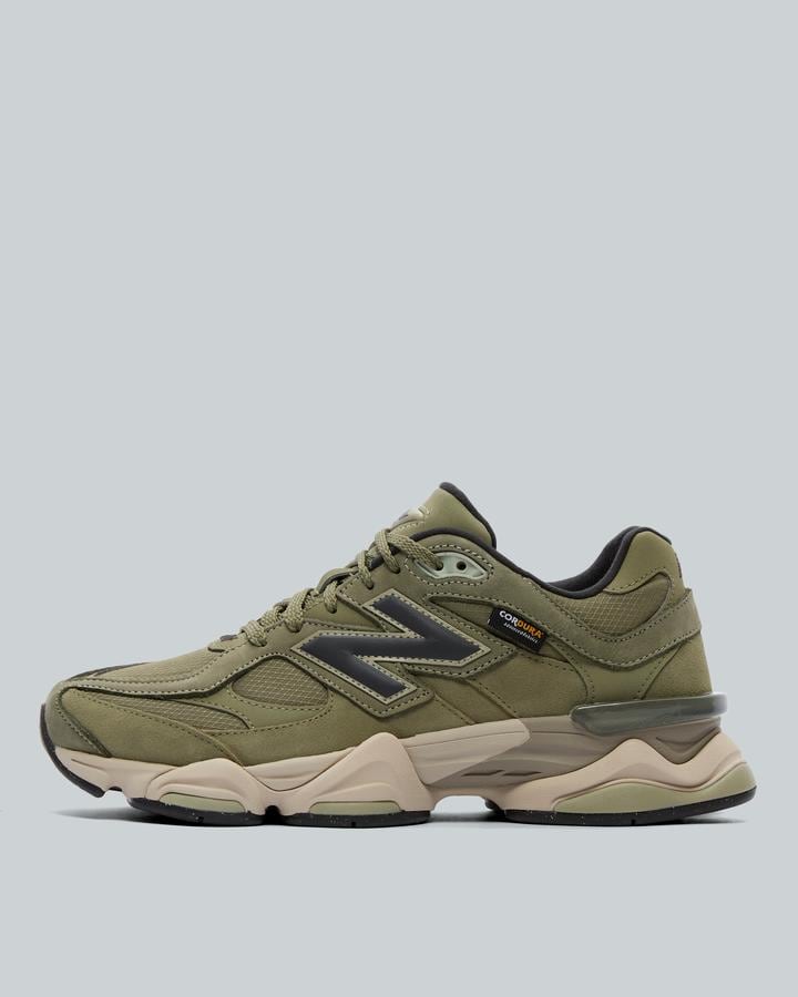 New Balance 9060 Cordura Trainer Green, Men's size: 6, FootAsylum