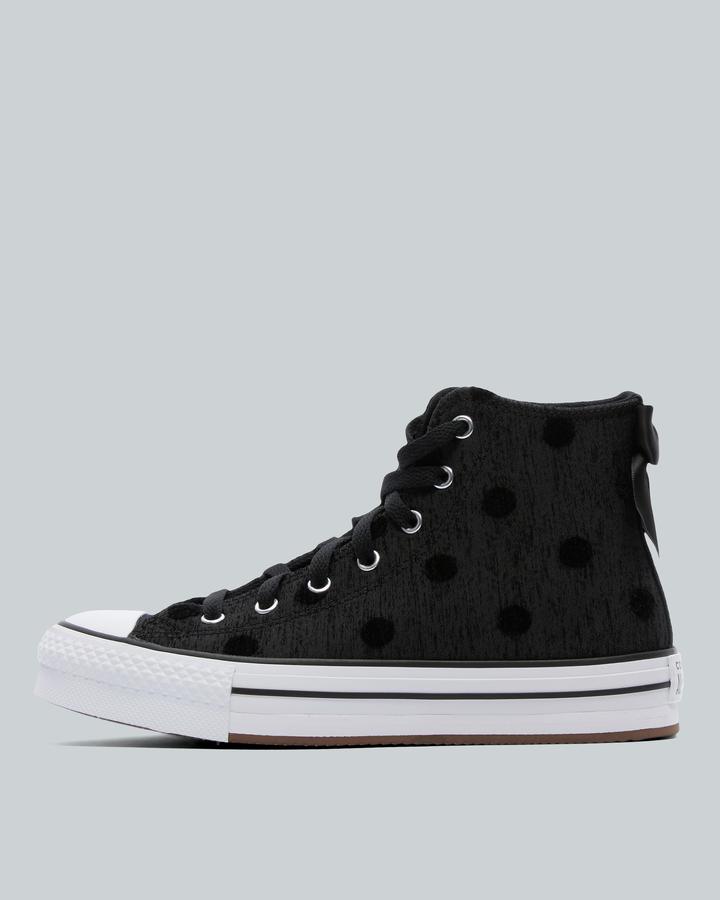 Converse Kids Chuck Taylor All Star Lift EVA Hi Trainer - Black - Size 5