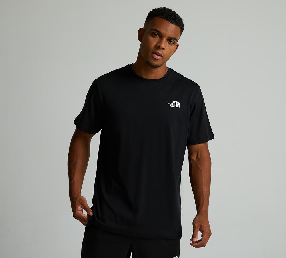 The North Face Box Nse Infill Short Sleeve T-Shirt Black, Men's size: S, FootAsylum