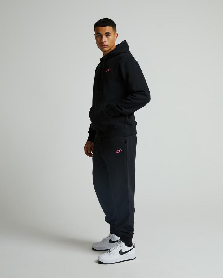 Nike Men's Black Club Overhead Hoodie - Extra Large - Footasylum