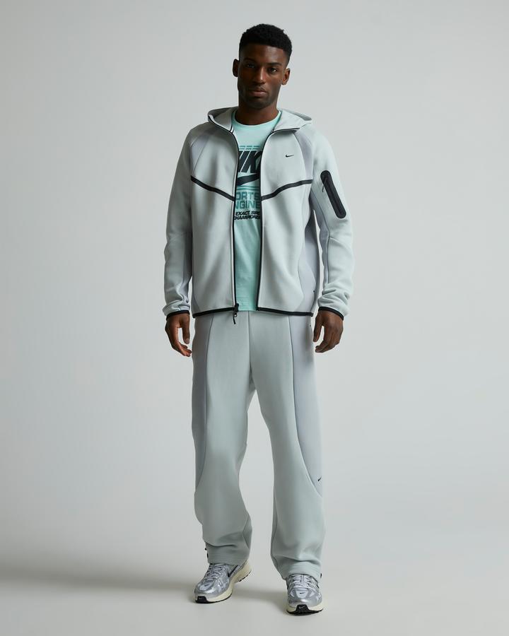 nike tech tracksuit light grey