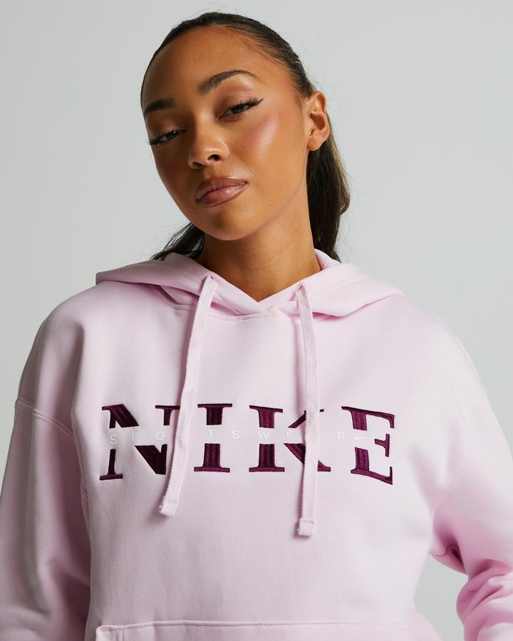 pink nike hoodie ladies