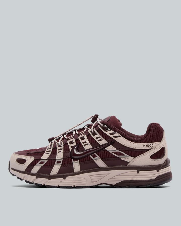 Nike Women's Gray P-6000 Silt Red Burgundy Crush Sneakers Burgundy-Ash Im5237-600 Cm - Image 4