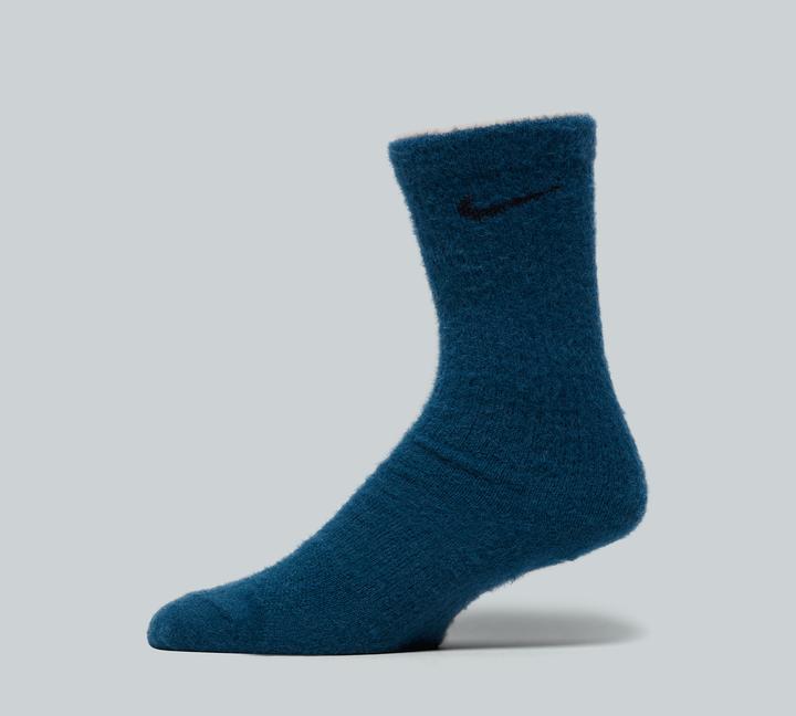 blue and green nike socks
