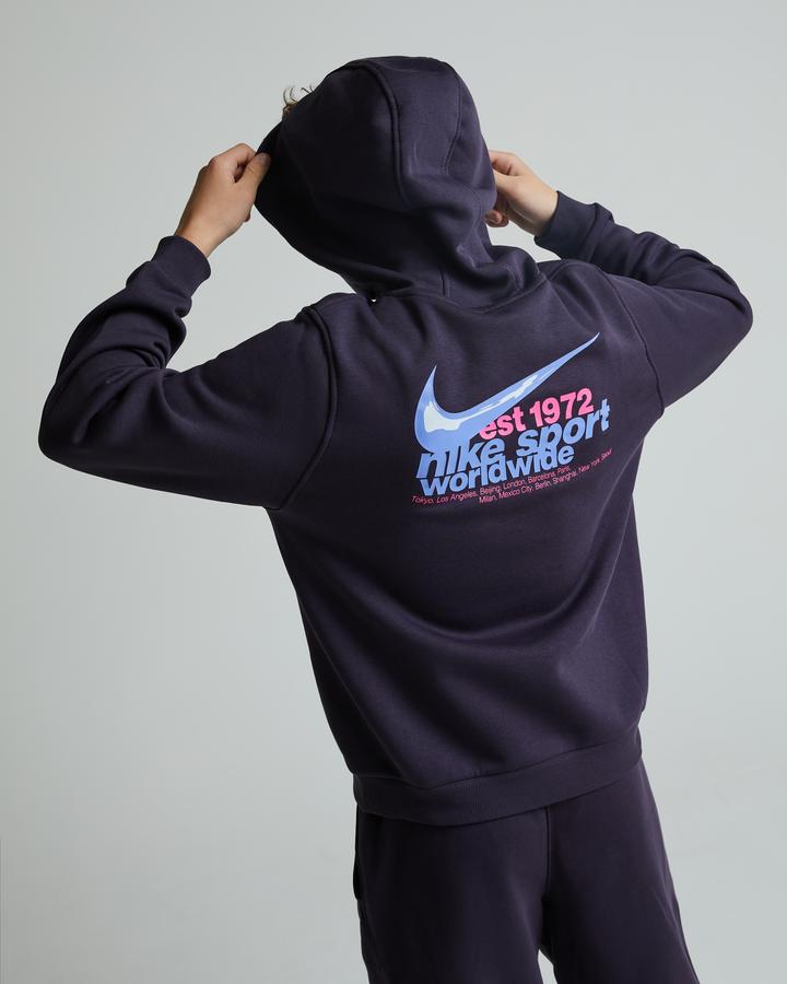 purple and blue nike hoodie
