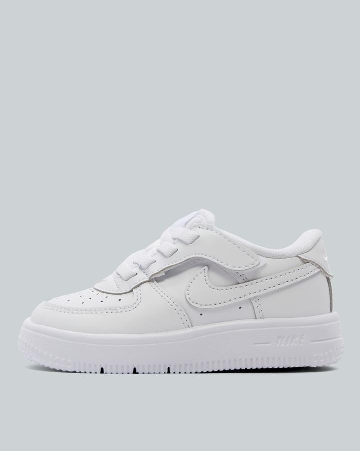 Nike Nursery Air Force 1 Low Easy On Trainer White, Kids size: 4.5, FootAsylum