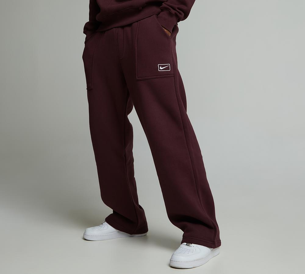 nike burgundy essentials slim joggers