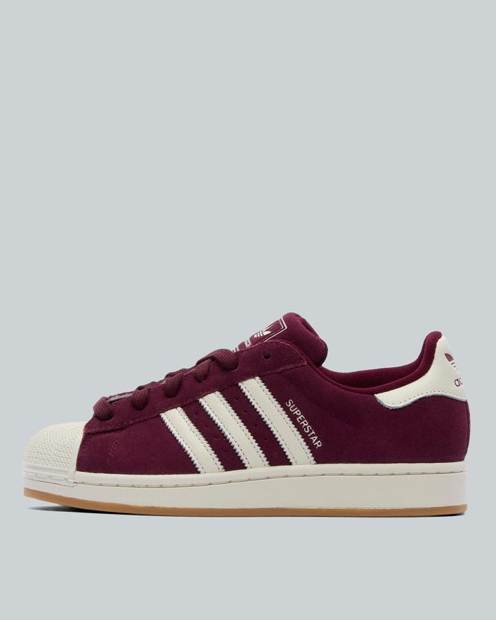 Adidas Originals Womens Superstar Trainer Red, Women's size: 4, FootAsylum