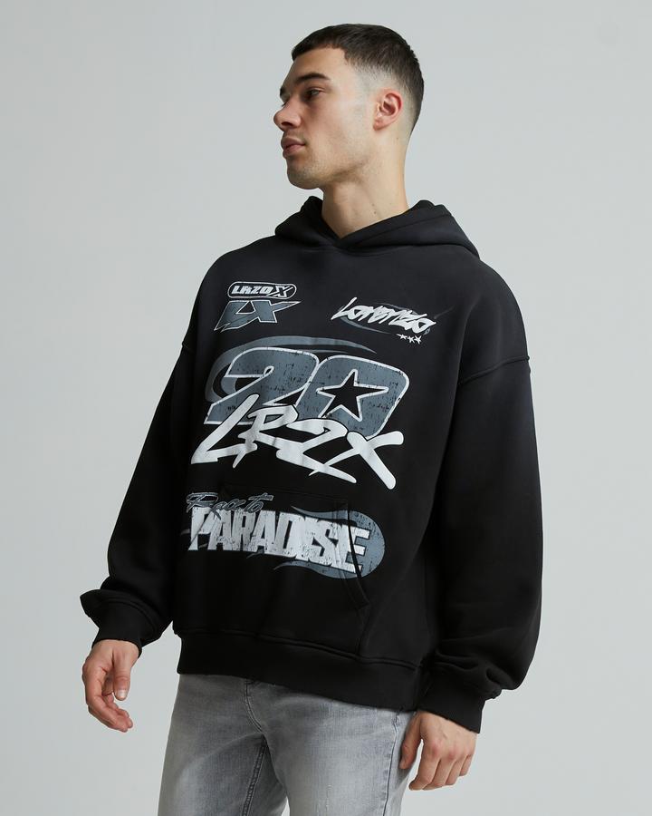 Lorenzo LRZX Hoodie | Black | Footasylum