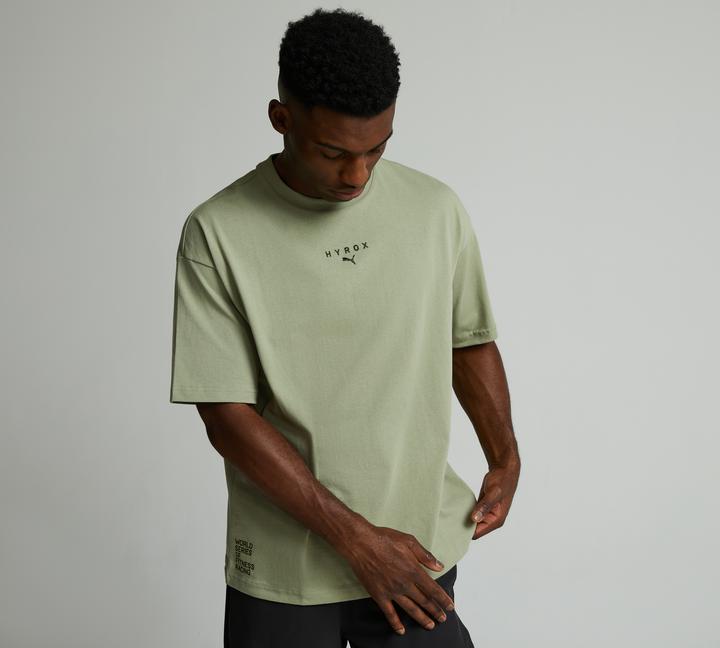 Puma Men's Green X Hyrox Lifestyle T-Shirt - Extra Large