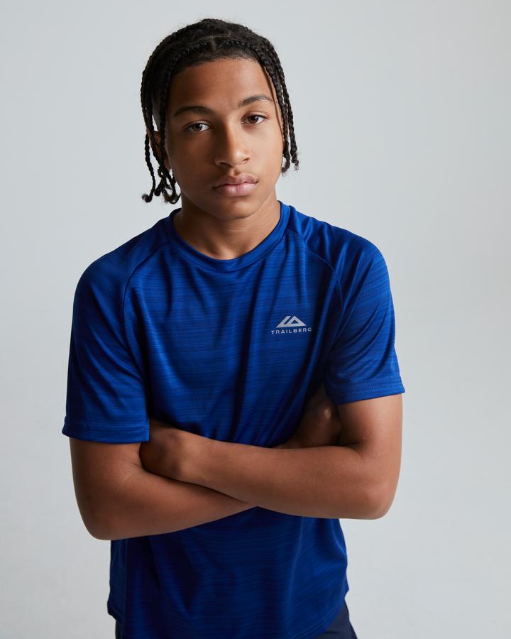 Trailberg Junior Cloud 2.0 T-Shirt Space Blue / Navy Blue, Kids size: S/B, FootAsylum