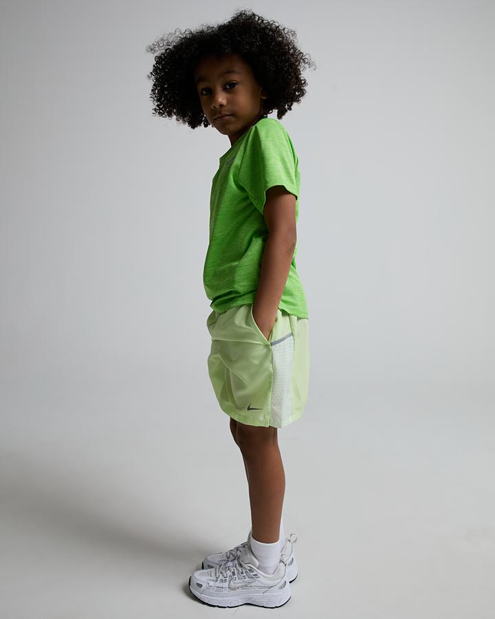 Nike Nursery Miler T-Shirt And Short Set Green, Kids size: 3-4Y, FootAsylum