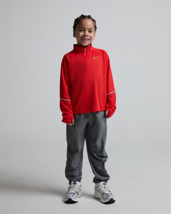 Nike - Nursery Miler Half Zip Pant Set - Grey - Size 6-7Y