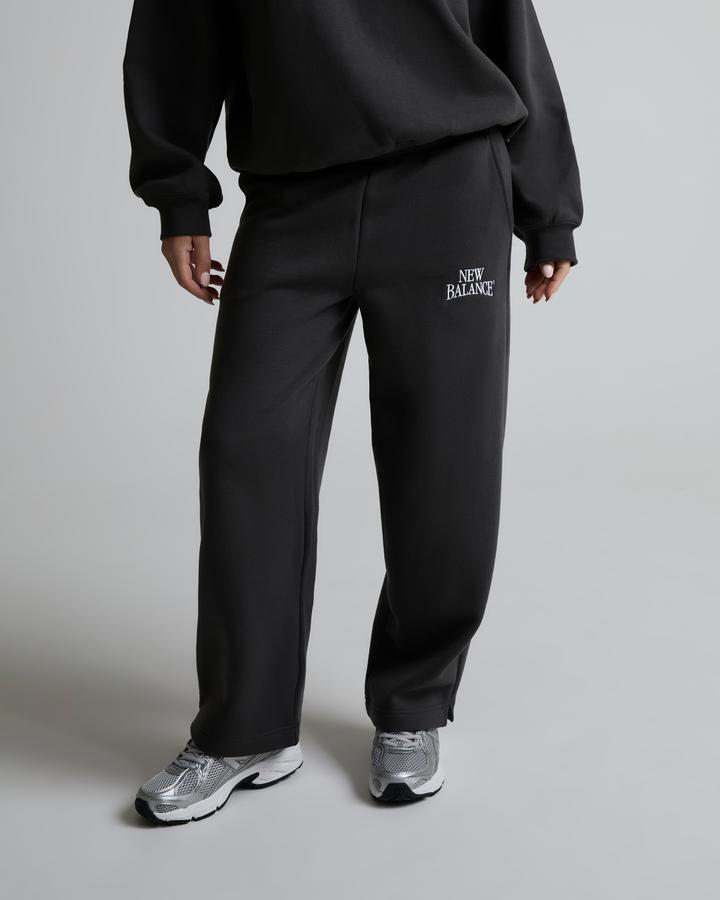 New Balance Womens Trackside Fleece Barrel Pant Black, Women's size: XS, FootAsylum