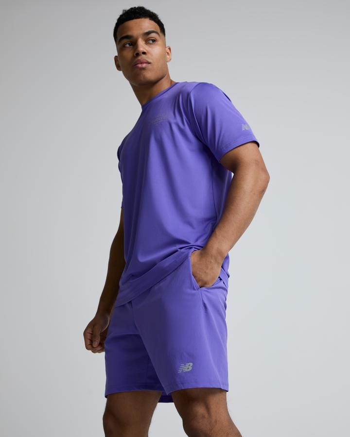 New Balance Sport Essentials 7 Inch Short Purple, Men's size: S, FootAsylum