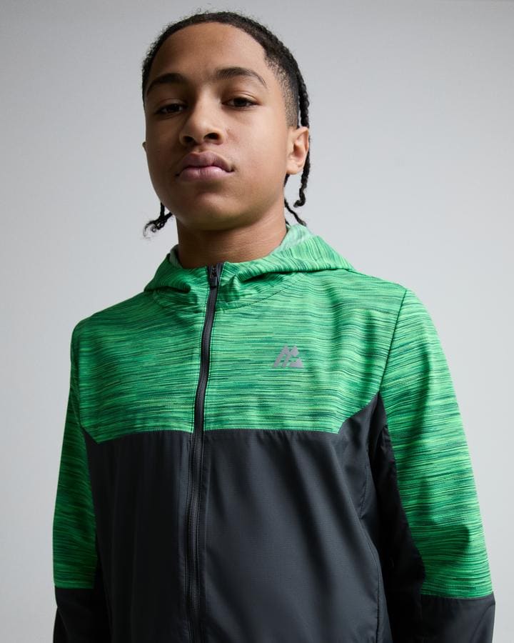 Montirex Junior Trail 2.0 Windbreaker Green, Kids size: XS/B, FootAsylum