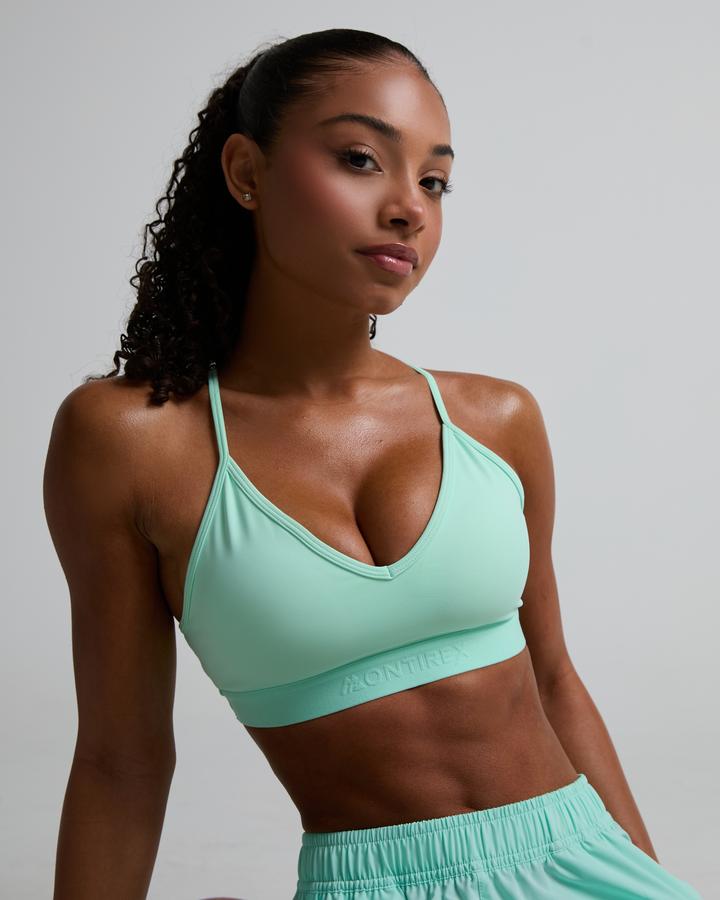 Montirex Womens Icon Strappy 3.0 Bra Green, Women's size: M, FootAsylum