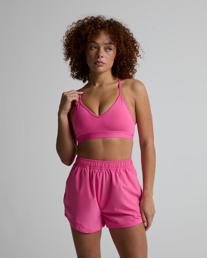 Montirex Womens Icon Strappy 3.0 Bra Pink, Women's size: XS, FootAsylum