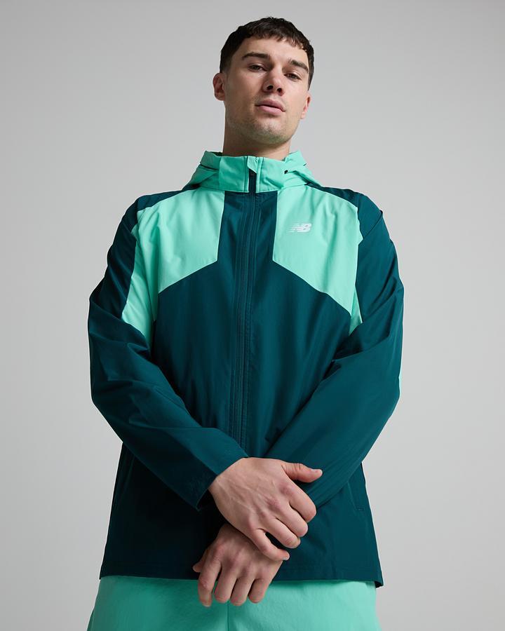 New Balance Utility Woven Jacket Green, Men's size: XL, FootAsylum