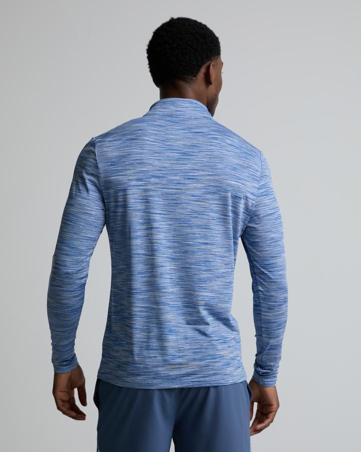 Montirex Trail Quarter Zip Top | Cadet Grey / Greyed Indigo