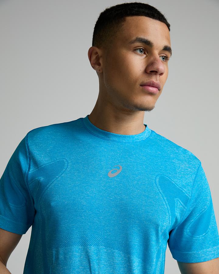 Asics Seamless Short Sleeved T-Shirt - Blue
