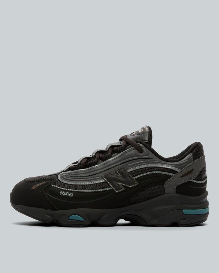 New Balance Junior 1000 Trainer Black, Kids size: 4, FootAsylum