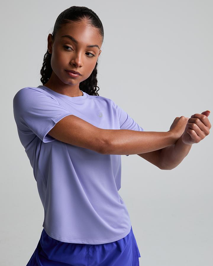 Asics Womens Core Short Sleeved T-Shirt - Purple