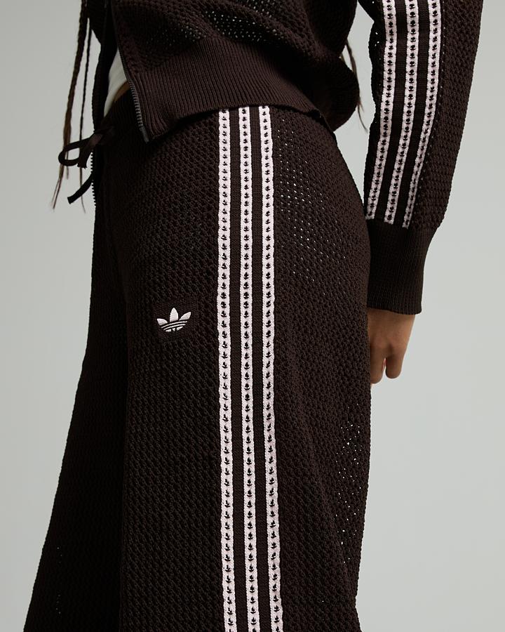 adidas Originals Womens Crochet Track Pant | Aurora Coffee