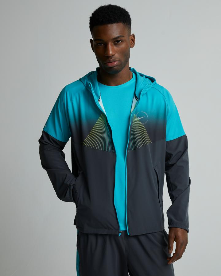 Nike Men's Grey Ns Miler Jacket - Small - Footasylum