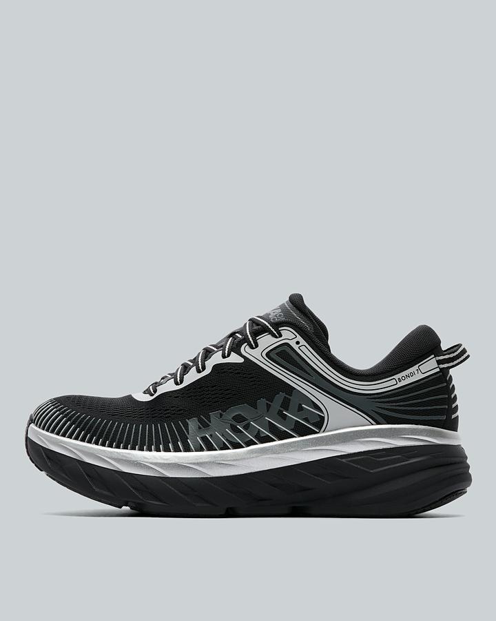 Hoka Bondi 7 Trainer Black, Men's size: 11, FootAsylum
