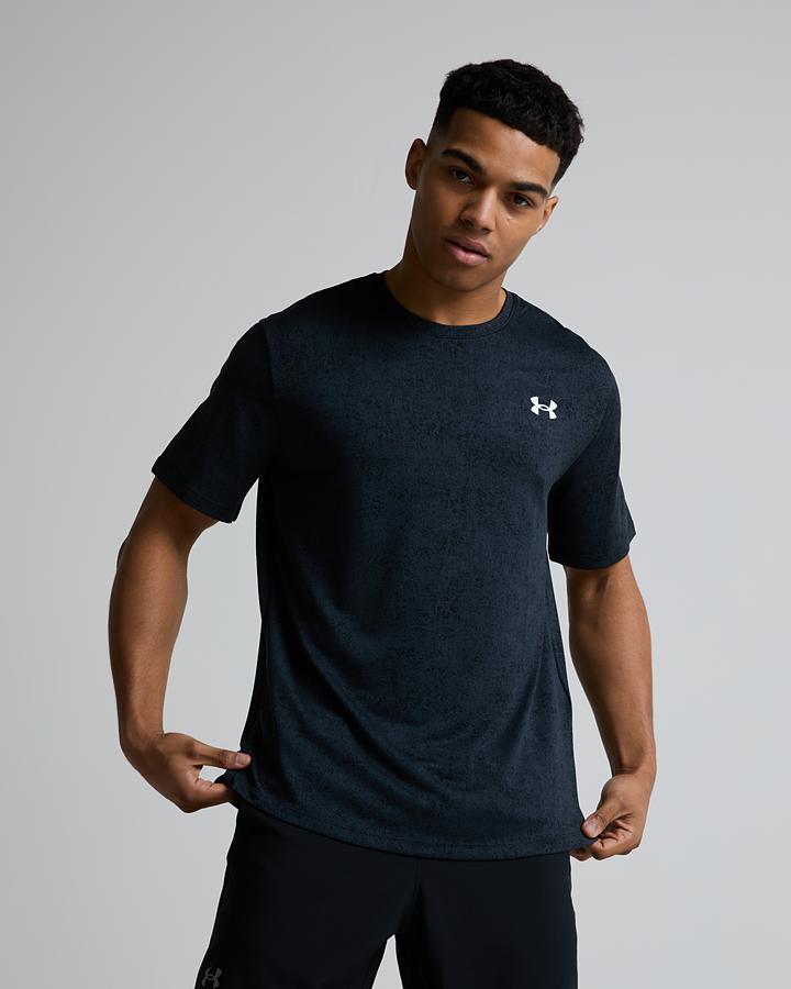 Under Armour Ua Tech Pixelate T-Shirt Black, Men's size: XL, FootAsylum