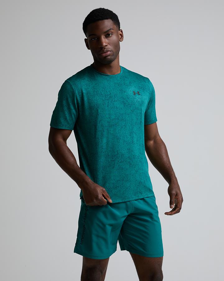 Under Armour Ua Tech Pixelate T-Shirt Green, Men's size: S, FootAsylum