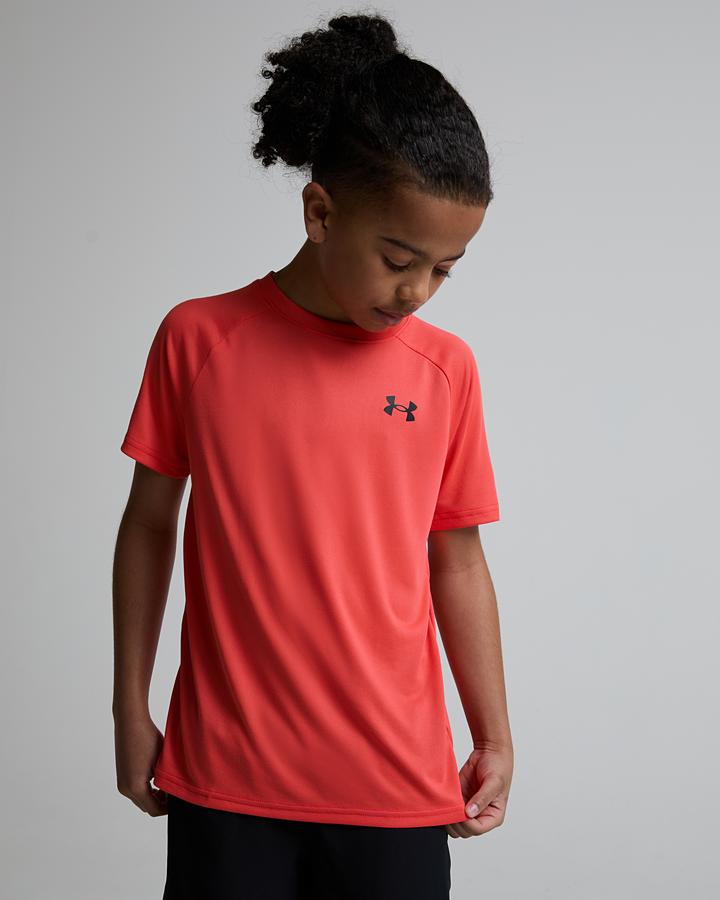 Under Armour Junior Ua Tech 2.0 T-Shirt Red, Kids size: S/B, FootAsylum