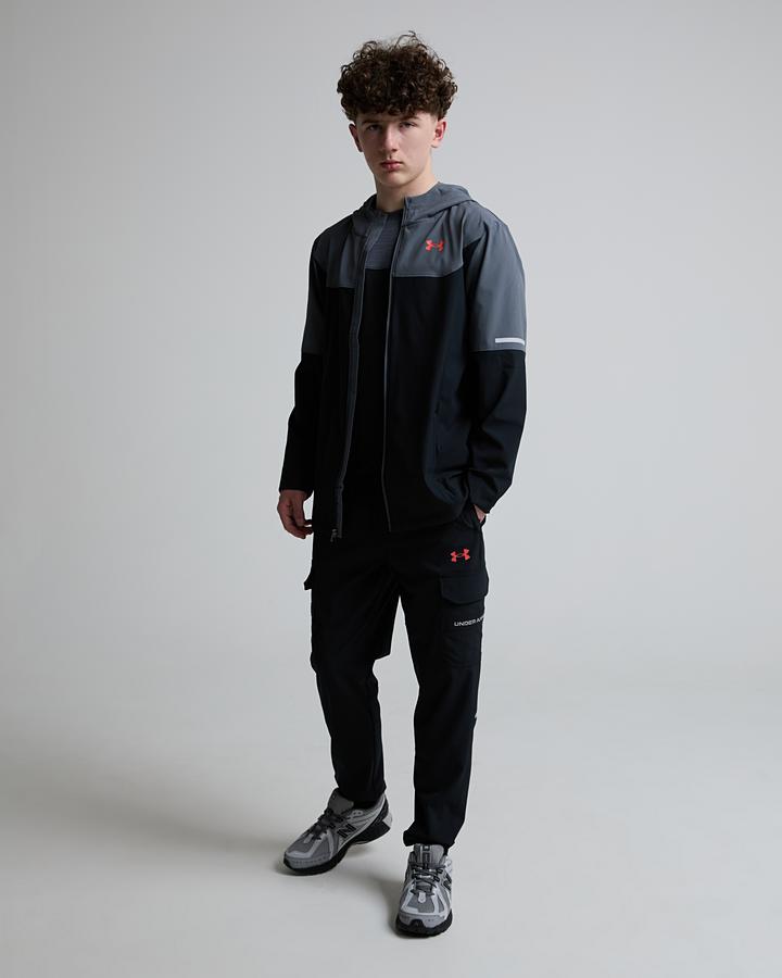 Under Armour Junior Tech Utility Woven Pant Black, Kids size: XL/B, FootAsylum