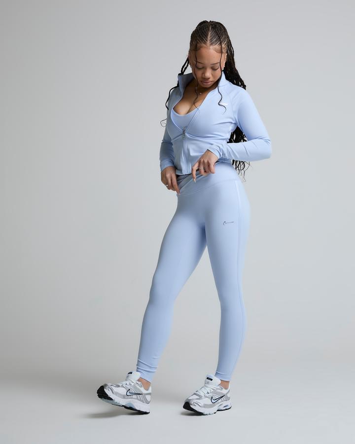 Nike Womens One Gym Life Dri-Fit High-Rise Legging Blue, Women's size: XL, FootAsylum