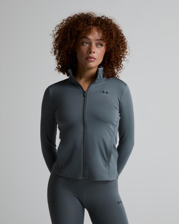 Under Armour Womens Motion Full Zip Top Grey, Women's size: XL, FootAsylum