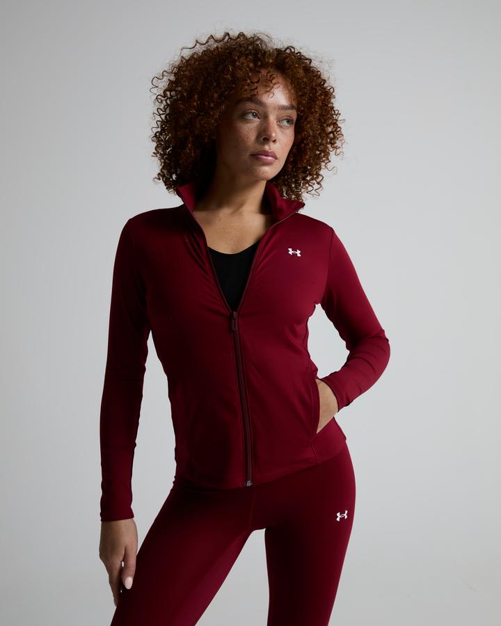 Under Armour Womens Motion Full Zip Top Red, Women's size: L, FootAsylum