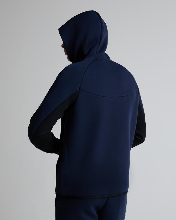 Nike Tech Fleece Windrunner Hoodie | Obsidian / Black | Footasylum