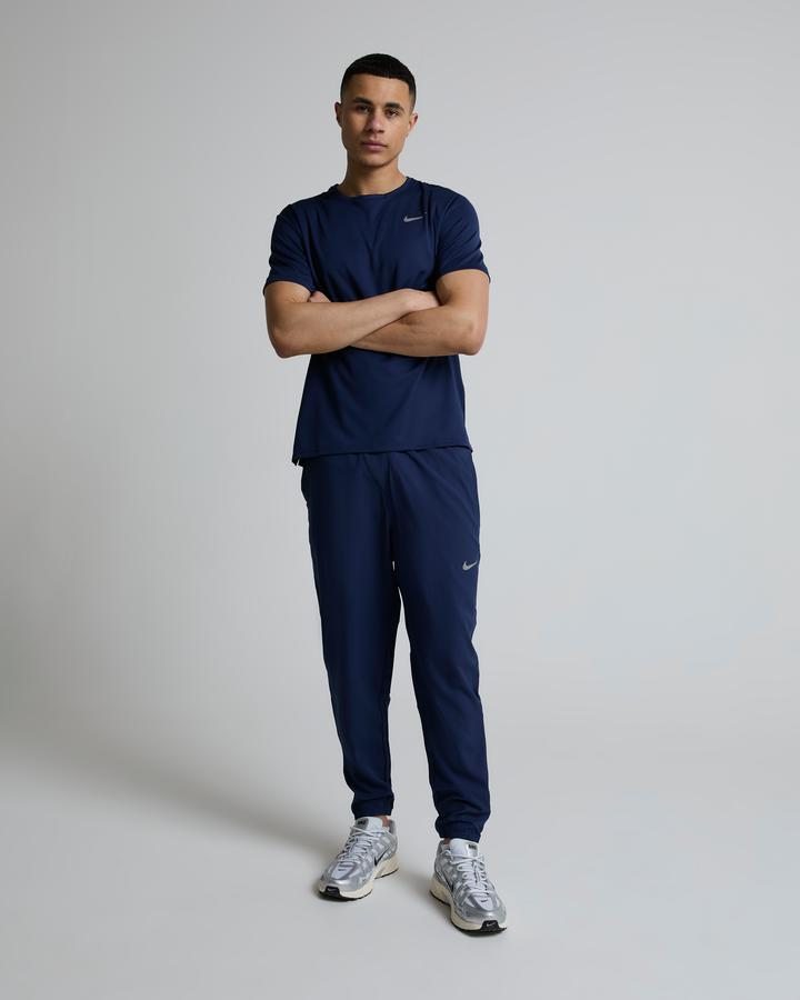 Nike Men's Navy Dri-Fit Uv Miler T-Shirt - Extra Large - Footasylum