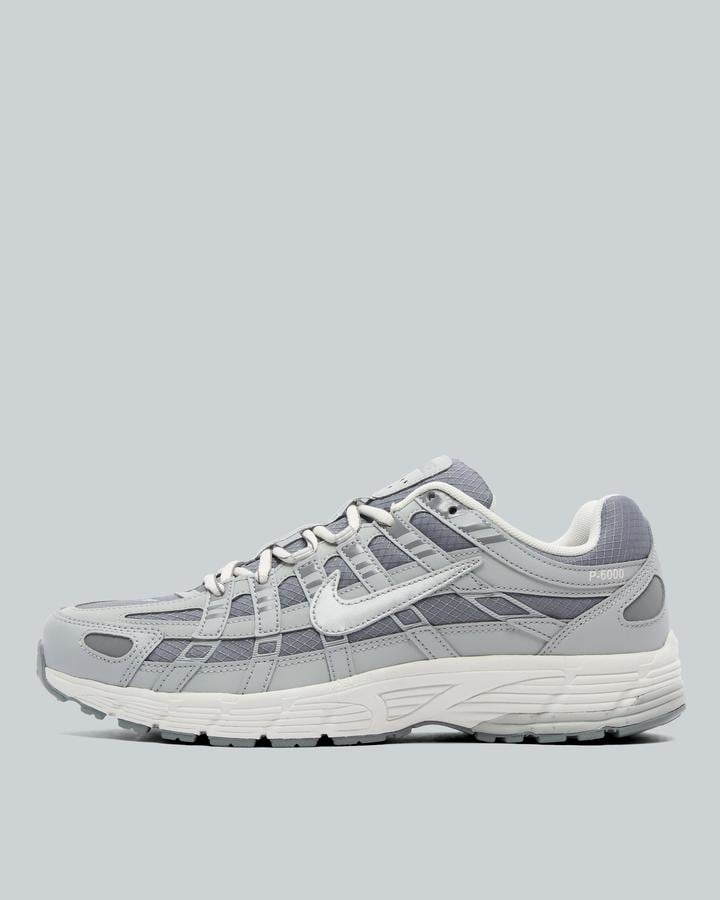 nike p 6000 white grey