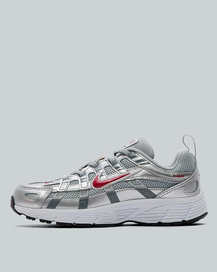Nike Unisex Silver Infant P-6000 Trainer - Size 2 Kids - Footasylum