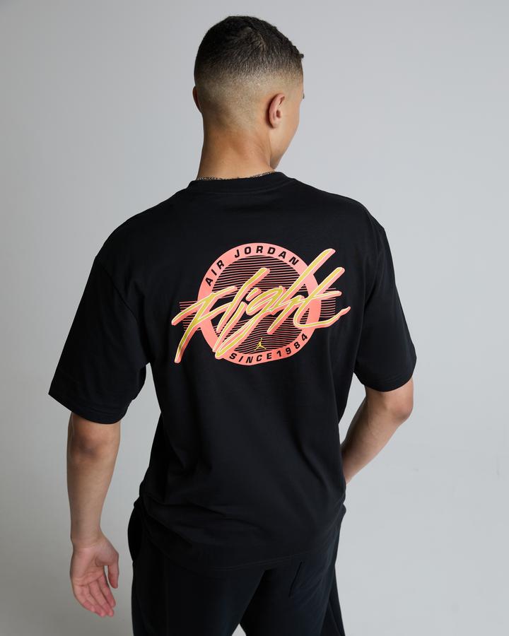 Jordan Flight Short Sleeve Crewneck T-Shirt Black, Men's size: M, FootAsylum